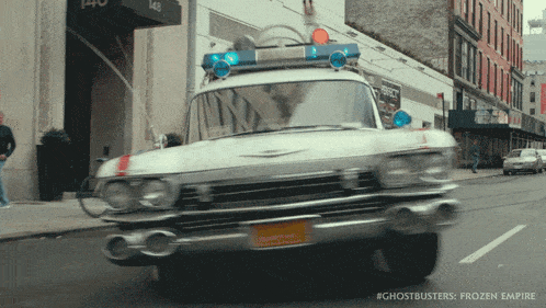 Drifting Ghostbusters Frozen Empire GIF - Drifting Ghostbusters Frozen Empire Speeding GIFs