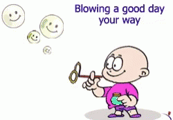 Blowing A Good Day Your Way GIF