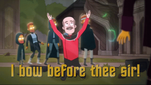 Star Trek Lower Decks GIF - Star Trek Lower Decks Bowing GIFs