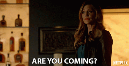 Are You Coming Tricia Helfer GIF - Are You Coming Tricia Helfer Charlotte GIFs