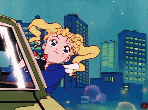 Sailor Moon Car GIF - Sailor Moon Car Aesthetic GIFs