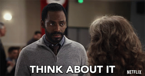 Think About It Nwabudike Bergstein GIF - Think About It Nwabudike Bergstein Baron Vaughn GIFs