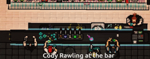 Cody Rawling Hotline Miami GIF - Cody Rawling Hotline Miami At The Bar GIFs