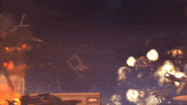 a computer generated image of a person holding a key in front of a fireball