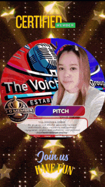 a picture of a woman with the name pitch on the bottom