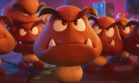 Mario Movie Goomba GIF - Mario Movie Goomba Nod GIFs