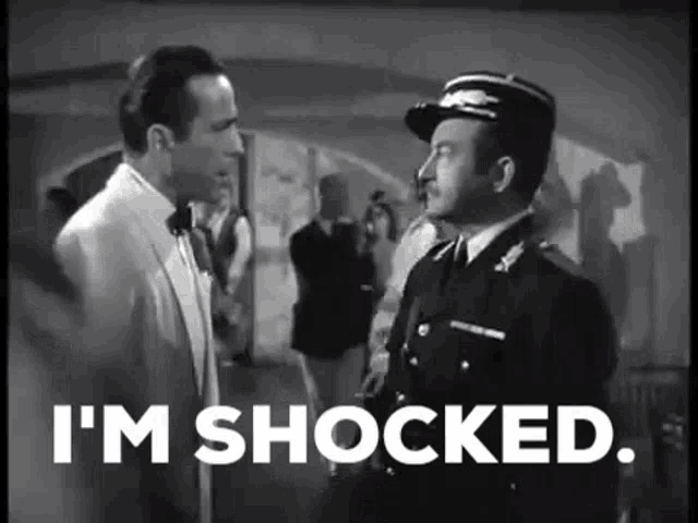 Casablanca Shocked GIF - Casablanca Shocked Im Shocked - Discover & Share  GIFs