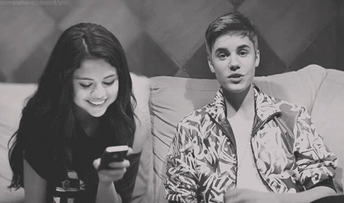 Justin Bieber Selena Gomez GIF