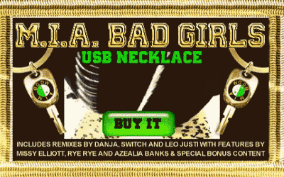 mia bad girls usb necklace includes remixes by danja witch and leo justi