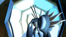 a computer generated image of a statue of liberty in a glass box .