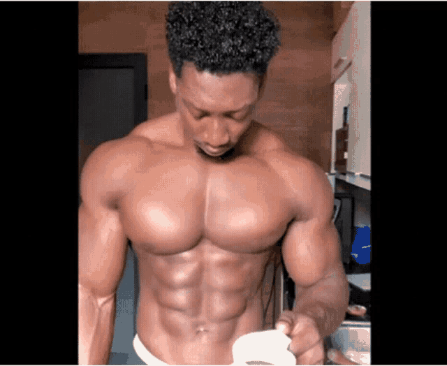 Black Bodybuilder GIF - Black Bodybuilder Muscles GIFs