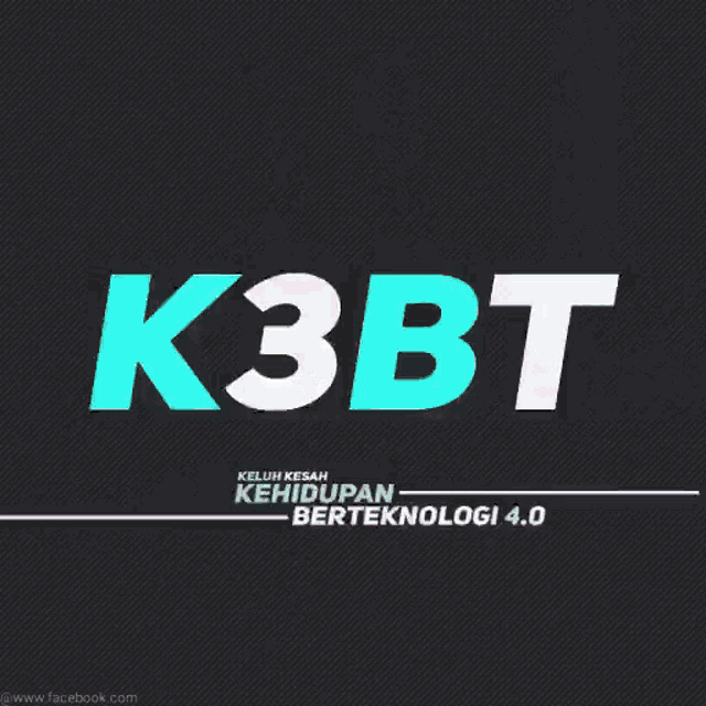 a black background with the word k3bt in white letters