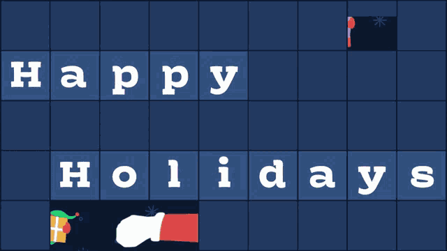 feliz equal rights navidad is written in white letters on a blue background