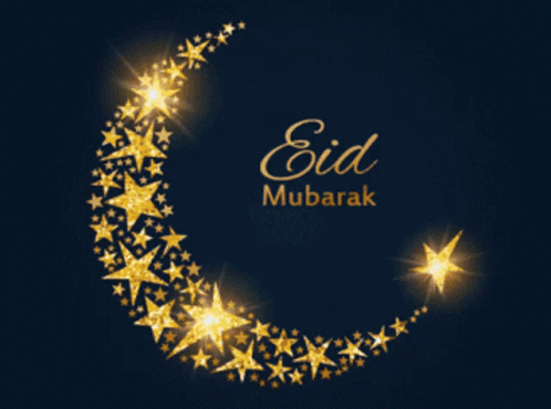 Eid Mubarak Stars GIF