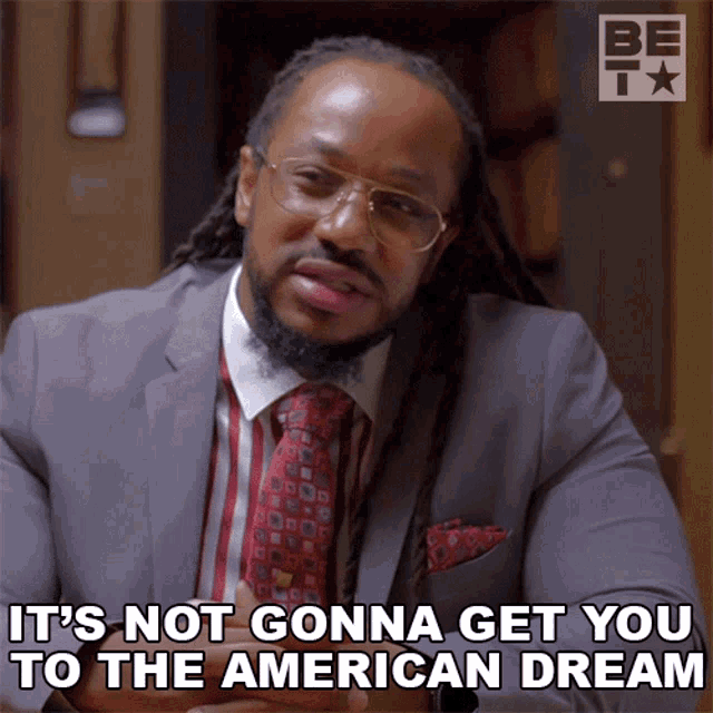 Its Not Gonna Get You To The American Dream Isat Buchanan GIF - Its Not Gonna Get You To The American Dream Isat Buchanan That Wont Take You To The American Dream GIFs