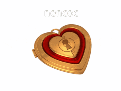 a picture of a girl in a heart shaped frame with the word nencoc written above it