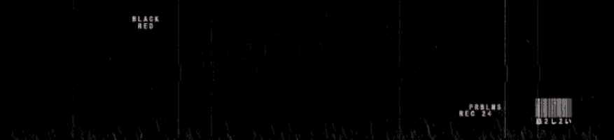 a black background with white text that says ' black red ' on it