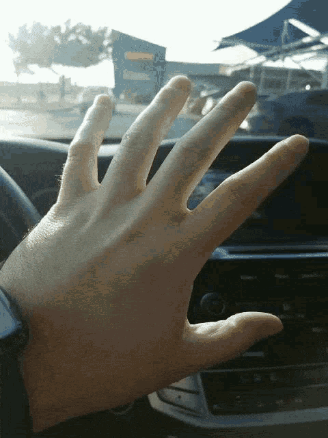 Hands Driving GIF