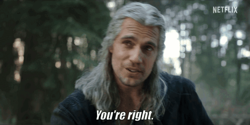 Henry Cavill You Are Right GIF - Henry Cavill You Are Right The Witcher GIFs