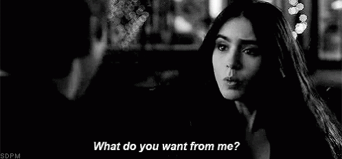 Lilycollins Want GIF - Lilycollins Want What Do You Want GIFs