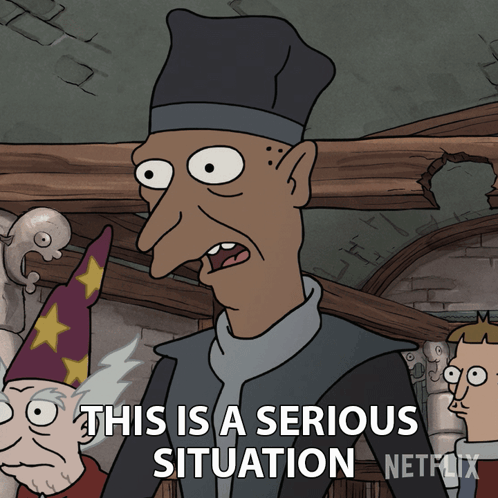 This Is A Serious Situation Odval GIF - This Is A Serious Situation Odval Disenchantment GIFs
