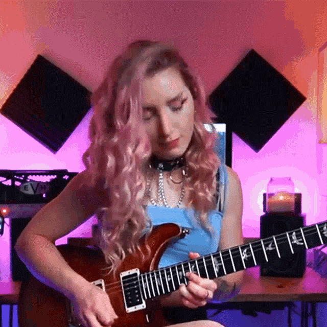 Playing The Guitar Sophie Burrell GIF - Playing The Guitar Sophie Burrell Playing Music GIFs