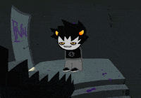 a cartoon character with a black shirt that says ' ss ' on it