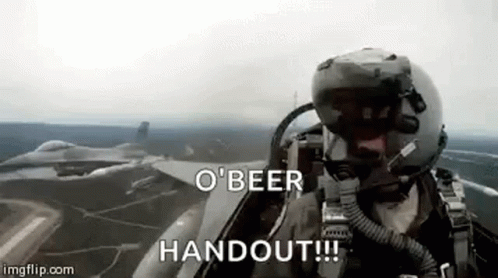 O Beer Hand Out GIF