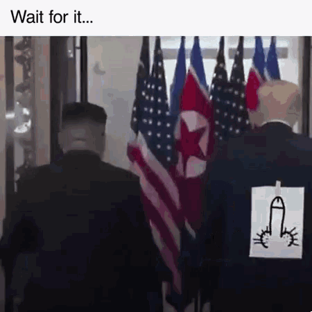 Trump Kim Jong Un GIF - Trump Kim Jong Un Penis GIFs