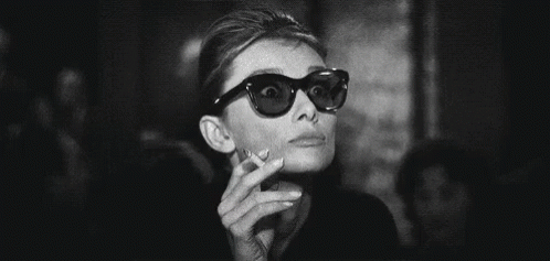 Audrey Hepburn Sunglasses GIF - Audrey Hepburn Sunglasses Smoking GIFs
