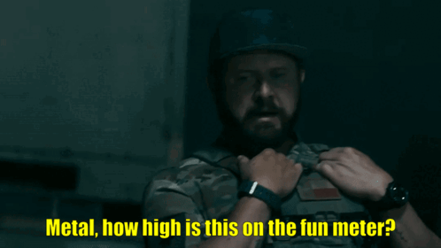 Metal How High Is This On The Fun Meter Seal Team GIF - Metal How High Is This On The Fun Meter Seal Team Sonny Quinn GIFs