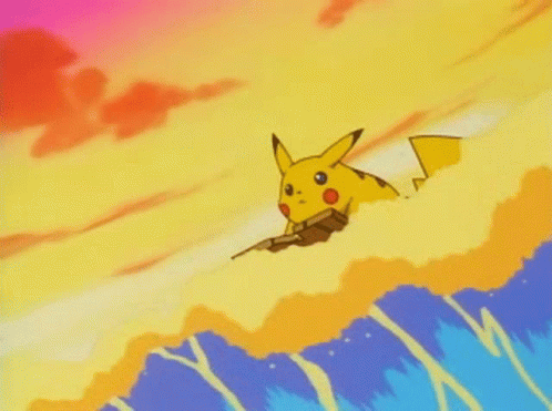 Pikachu Surf GIF - Pikachu Surf Surfing GIFs