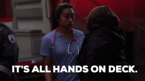 Greys Anatomy Miranda Bailey GIF - Greys Anatomy Miranda Bailey Its All Hands On Deck GIFs