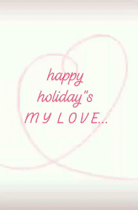 Love Happy Holidays GIF - Love Happy Holidays My Love GIFs