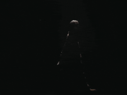 a close up of a woman 's face with a shadow on her face