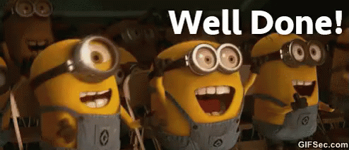Well Done GIF - Well Done Despicable Me Minions GIFs
