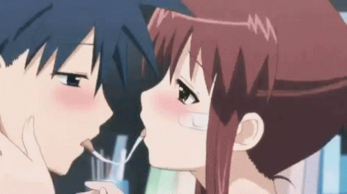 Kiss Anime GIF - Kiss Anime Smooch GIFs