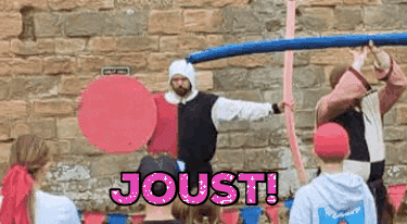 Joust Silly History Boys GIF
