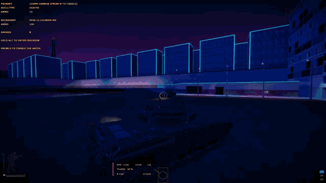 a screenshot of a video game shows a tank in the middle of a battle