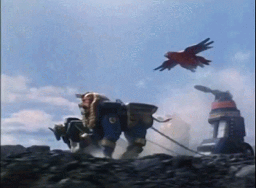On The Way Zeo Zord Iv GIF - On The Way Zeo Zord Iv Zeo Zord V GIFs