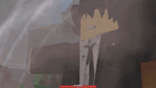 a screenshot of a video game shows a character standing on a rock with a red bar that says 30 sores