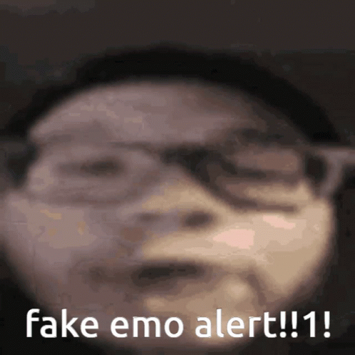 Emo Fake Emo GIF - Emo Fake Emo Among Us GIFs