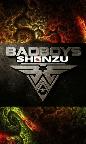 a poster for badboys shienzu with a triangle and a star
