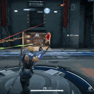 a screenshot of a video game shows a player with 275 points