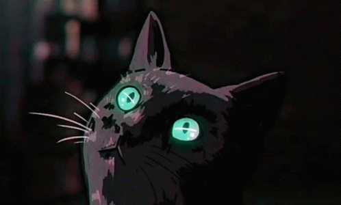 黒猫 まばたき GIF - 黒猫 まばたき アニメーション GIFs