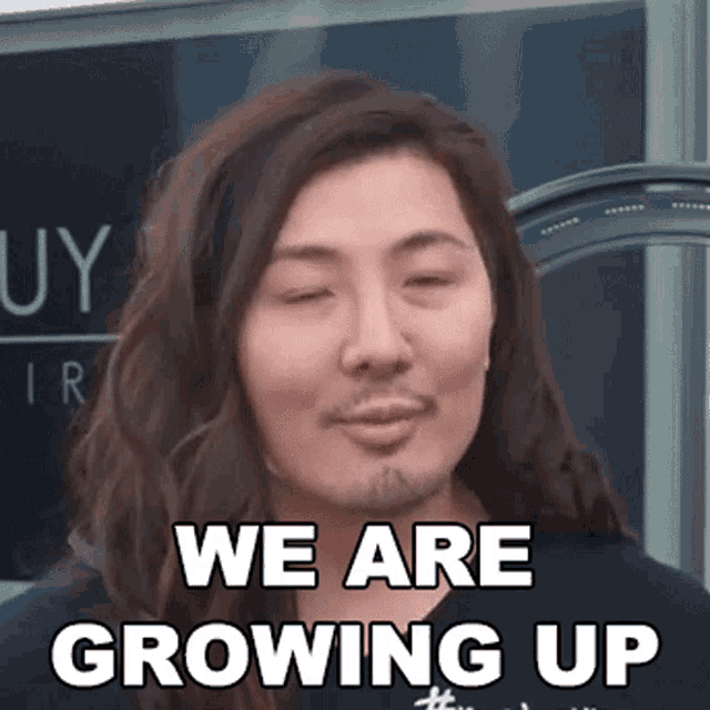 We Are Growing Up Guy Tang GIF - We Are Growing Up Guy Tang Were Getting Mature GIFs