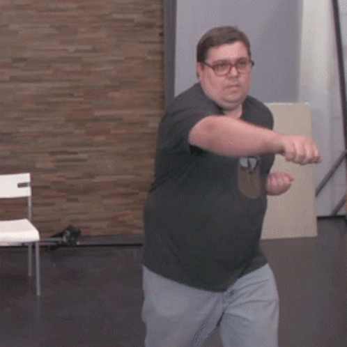 Punch The Studio GIF - Punch The Studio Work Out GIFs