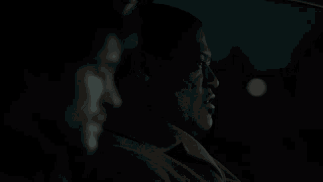 a man says " you gotta start taking better care of yourself " in a dark room