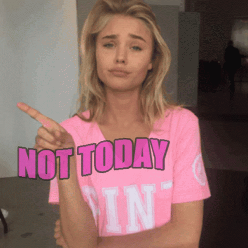 Not Today GIF - Not Today Finger Shake GIFs