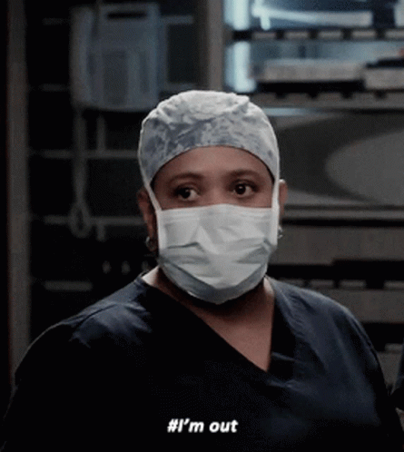 Greys Anatomy Miranda Bailey GIF - Greys Anatomy Miranda Bailey Im Out GIFs